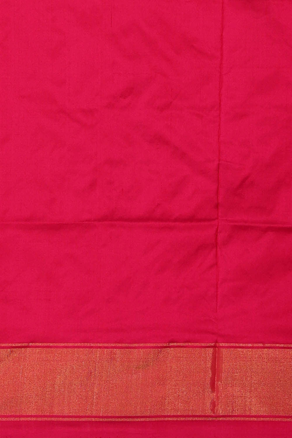 Image of Ikat Silk Dark Magenta Saree